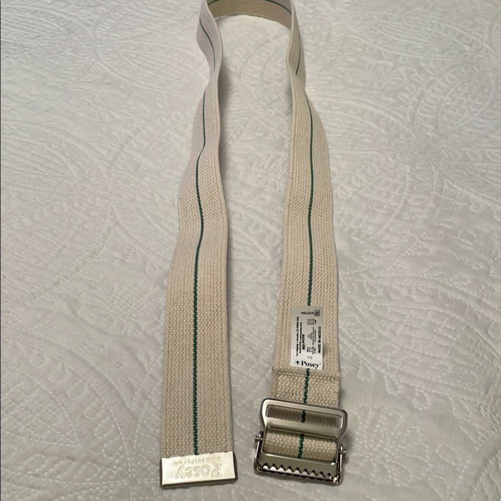 NWT POSEY Unisex Medical Assistant Transfer Belt Adjustable Walking Moving Belt